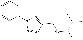 (3-methylbutan-2-yl)[(2-phenyl-2H-1,2,3-triazol-4-yl)methyl]amine 结构式
