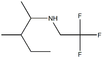 (3-methylpentan-2-yl)(2,2,2-trifluoroethyl)amine 结构式