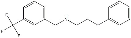 (3-phenylpropyl)({[3-(trifluoromethyl)phenyl]methyl})amine 结构式