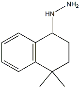 (4,4-dimethyl-1,2,3,4-tetrahydronaphthalen-1-yl)hydrazine 结构式