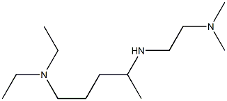 (4-{[2-(dimethylamino)ethyl]amino}pentyl)diethylamine 结构式