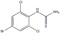 (4-bromo-2,6-dichlorophenyl)thiourea 结构式