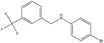 (4-bromophenyl)[3-(trifluoromethyl)phenyl]methylamine 结构式