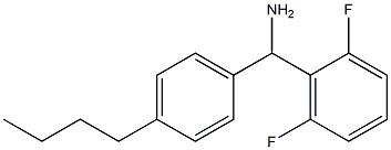 (4-butylphenyl)(2,6-difluorophenyl)methanamine 结构式