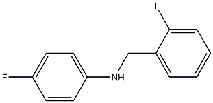 (4-fluorophenyl)(2-iodophenyl)methylamine 结构式