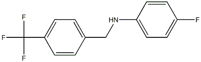 (4-fluorophenyl)[4-(trifluoromethyl)phenyl]methylamine 结构式