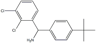 (4-tert-butylphenyl)(2,3-dichlorophenyl)methanamine 结构式