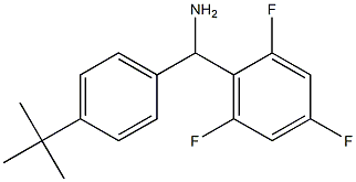 (4-tert-butylphenyl)(2,4,6-trifluorophenyl)methanamine 结构式