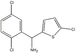 (5-chlorothiophen-2-yl)(2,5-dichlorophenyl)methanamine 结构式