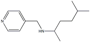 (5-methylhexan-2-yl)(pyridin-4-ylmethyl)amine 结构式