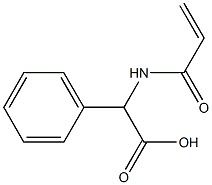 (acryloylamino)(phenyl)acetic acid 结构式