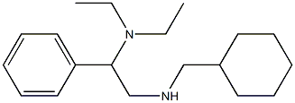 (cyclohexylmethyl)[2-(diethylamino)-2-phenylethyl]amine 结构式