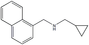 (cyclopropylmethyl)(naphthalen-1-ylmethyl)amine 结构式