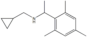 (cyclopropylmethyl)[1-(2,4,6-trimethylphenyl)ethyl]amine 结构式