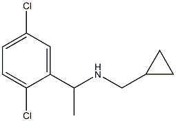 (cyclopropylmethyl)[1-(2,5-dichlorophenyl)ethyl]amine 结构式