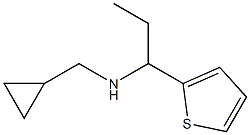 (cyclopropylmethyl)[1-(thiophen-2-yl)propyl]amine 结构式