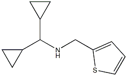 (dicyclopropylmethyl)(thiophen-2-ylmethyl)amine 结构式