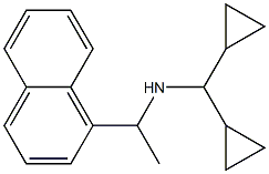 (dicyclopropylmethyl)[1-(naphthalen-1-yl)ethyl]amine 结构式