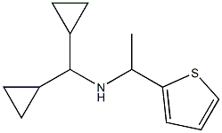 (dicyclopropylmethyl)[1-(thiophen-2-yl)ethyl]amine 结构式