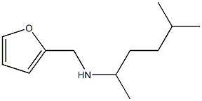 (furan-2-ylmethyl)(5-methylhexan-2-yl)amine 结构式