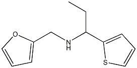 (furan-2-ylmethyl)[1-(thiophen-2-yl)propyl]amine 结构式