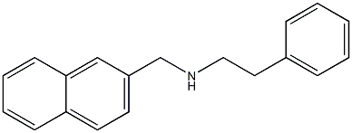 (naphthalen-2-ylmethyl)(2-phenylethyl)amine 结构式