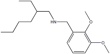 [(2,3-dimethoxyphenyl)methyl](2-ethylhexyl)amine 结构式