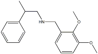 [(2,3-dimethoxyphenyl)methyl](2-phenylpropyl)amine 结构式