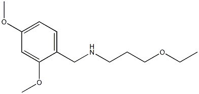 [(2,4-dimethoxyphenyl)methyl](3-ethoxypropyl)amine 结构式