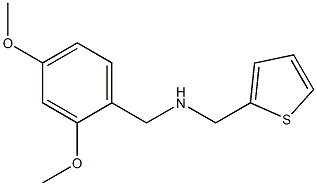 [(2,4-dimethoxyphenyl)methyl](thiophen-2-ylmethyl)amine 结构式