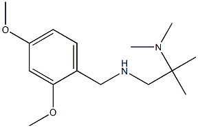 [(2,4-dimethoxyphenyl)methyl][2-(dimethylamino)-2-methylpropyl]amine 结构式