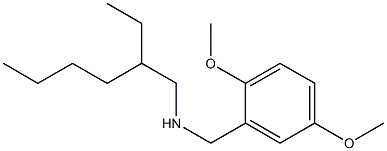 [(2,5-dimethoxyphenyl)methyl](2-ethylhexyl)amine 结构式