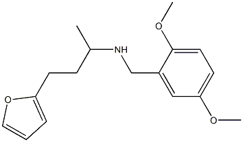 [(2,5-dimethoxyphenyl)methyl][4-(furan-2-yl)butan-2-yl]amine 结构式