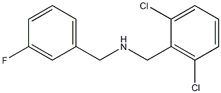 [(2,6-dichlorophenyl)methyl][(3-fluorophenyl)methyl]amine 结构式