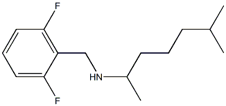 [(2,6-difluorophenyl)methyl](6-methylheptan-2-yl)amine 结构式