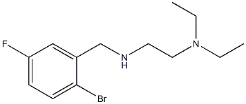 [(2-bromo-5-fluorophenyl)methyl][2-(diethylamino)ethyl]amine 结构式