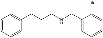 [(2-bromophenyl)methyl](3-phenylpropyl)amine 结构式