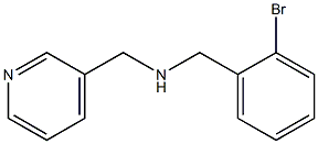 [(2-bromophenyl)methyl](pyridin-3-ylmethyl)amine 结构式