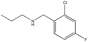 [(2-chloro-4-fluorophenyl)methyl](propyl)amine 结构式