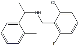 [(2-chloro-6-fluorophenyl)methyl][1-(2-methylphenyl)ethyl]amine 结构式
