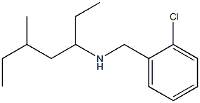 [(2-chlorophenyl)methyl](5-methylheptan-3-yl)amine 结构式