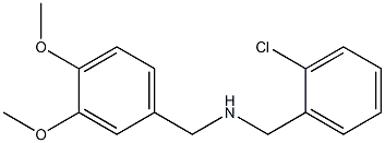[(2-chlorophenyl)methyl][(3,4-dimethoxyphenyl)methyl]amine 结构式