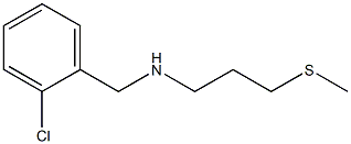 [(2-chlorophenyl)methyl][3-(methylsulfanyl)propyl]amine 结构式