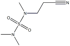 [(2-cyanoethyl)(methyl)sulfamoyl]dimethylamine 结构式