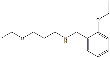 [(2-ethoxyphenyl)methyl](3-ethoxypropyl)amine 结构式