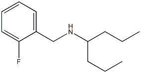 [(2-fluorophenyl)methyl](heptan-4-yl)amine 结构式