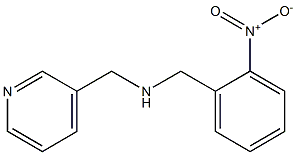 [(2-nitrophenyl)methyl](pyridin-3-ylmethyl)amine 结构式