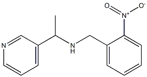 [(2-nitrophenyl)methyl][1-(pyridin-3-yl)ethyl]amine 结构式