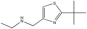 [(2-tert-butyl-1,3-thiazol-4-yl)methyl](ethyl)amine 结构式