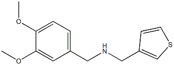 [(3,4-dimethoxyphenyl)methyl](thiophen-3-ylmethyl)amine 结构式